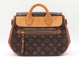 Louis Vuitton Eden Mm Bag In Monogram Coated Canvas & Camel Leather Fw0926rzxdu