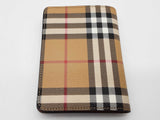 Burberry Tan Check Coated Canvas Passport Holder Do1125lorde