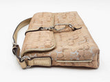 Coach Hamptons Signature Shimmer Lurex Demi Clip Baguette Sd0726ordu
