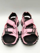 Balenciaga 617543 Track Pink Black Strap Sandals Size Eu 39/ Us 9 Do0225lxzde