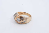 Approx. 0.54ctw Diamond Ring In 14k Yellow Gold 6.7 Grams Size 5 Eb1124wlcsa