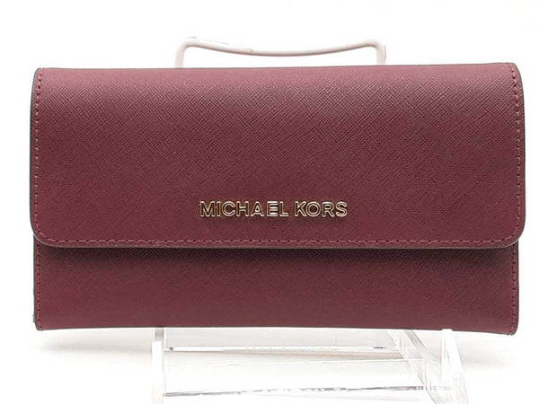 Michael Kors Jet Set Travel Wallet Purple Aa0425lrsa
