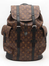 Louis Vuitton Christopher Mm Brown Backpack Aa0925loxzsa