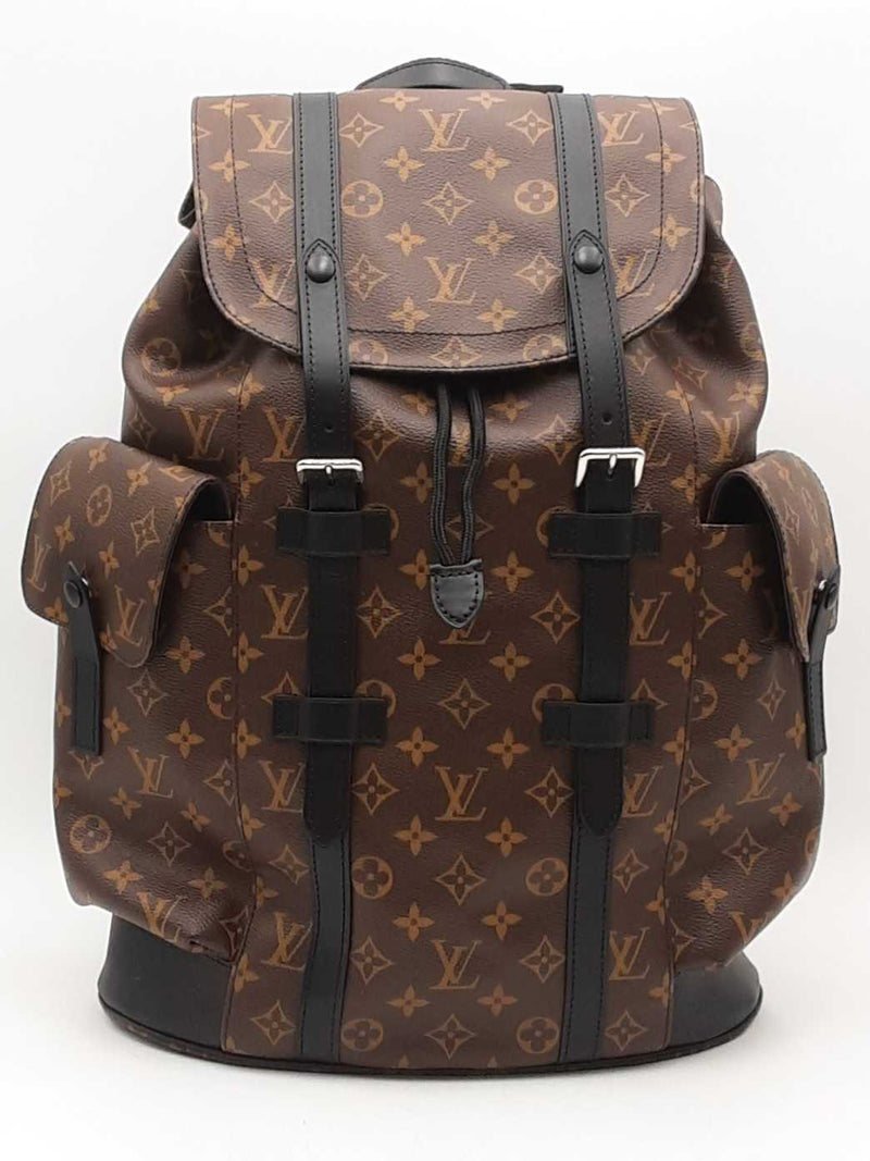 Louis Vuitton Christopher Mm Brown Backpack Aa0925loxzsa