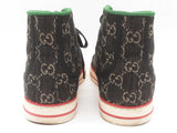 Gucci Tennis 1977 Black Mini Gg High Top Sneakers Size 11 Sd1225orzde