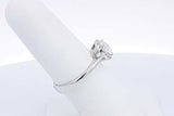 Lab Grown Heart Shape Diamond 1ctw Ring In 14k White Gold 4.14g Eb0322lrersa