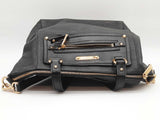 Michael Kors Gilmore East West Black Leather Satchel Sd1225lzde