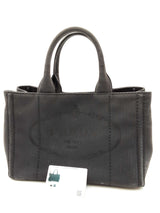 Prada Canapa Black Canvas Tote Bag Eb1024lxzdu