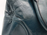 Prada Vitello Teal Leather Tote Bag Eb0526iixde