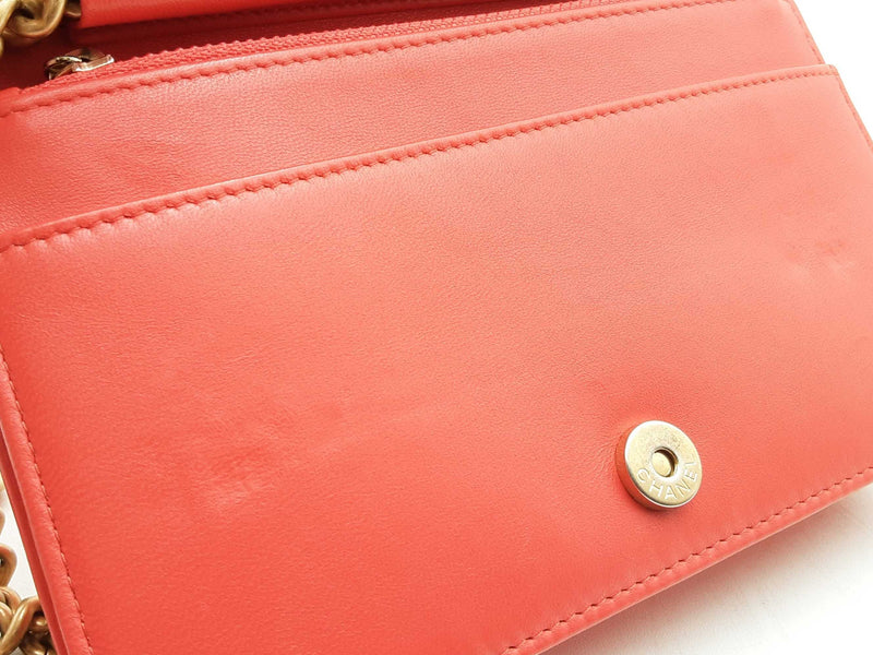 Chanel Chanel Red Chevron Crossbody Aa0325szxsa