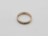 0.55 Dwt Diamond 4.1 Grams Yellow Gold Wedding Band 14k Size 9 Jg1125orrmia