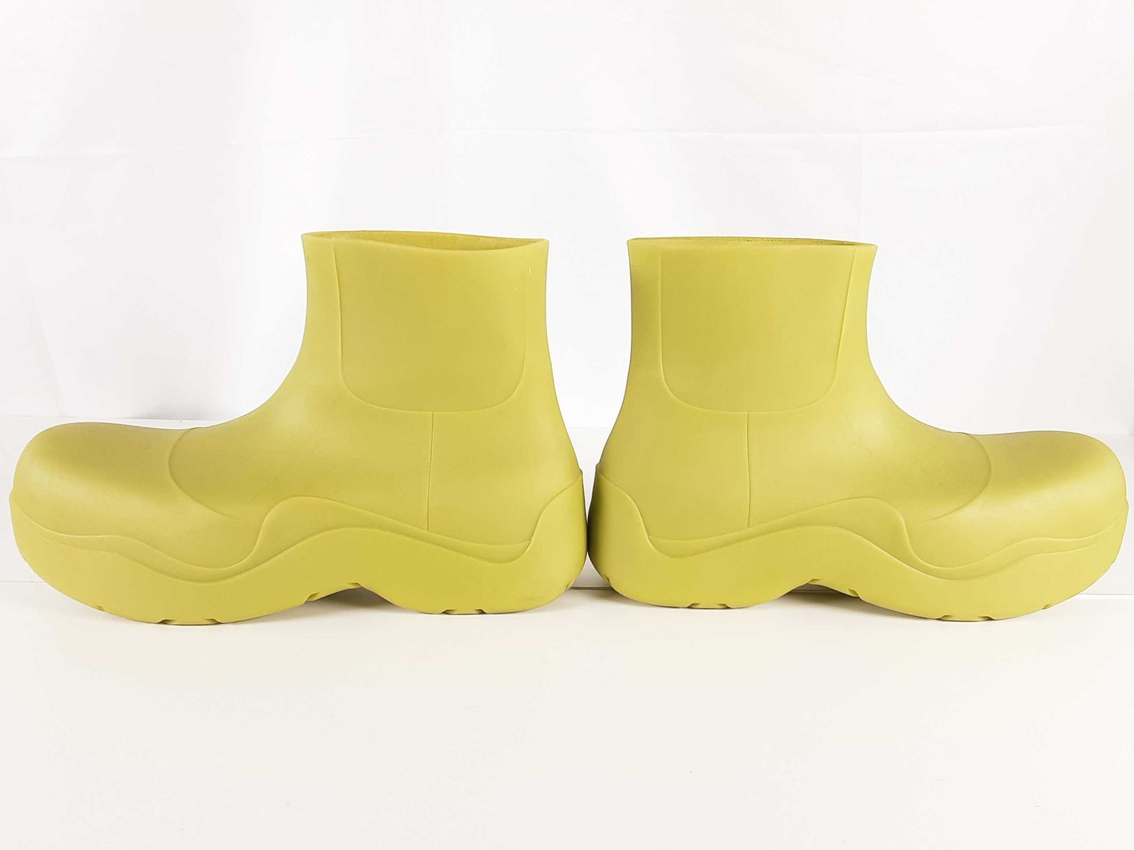 Bottega Veneta Kiwi Green Rubber Puddle Boots Size 44eu