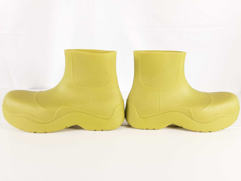 Bottega Veneta Kiwi Green Rubber Puddle Boots Size 44eu