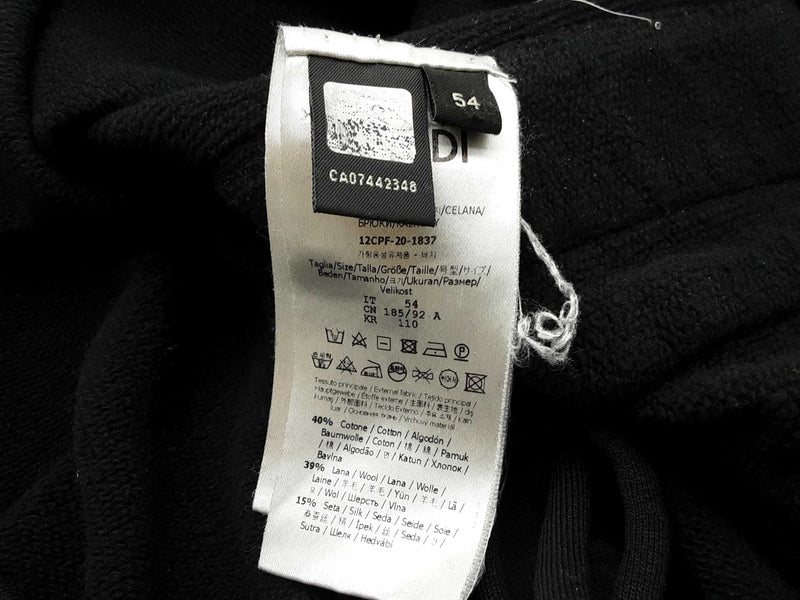 Fendi Side Logo Black Sweat Set Size It Xxl/ It 54 Do0425wxzde