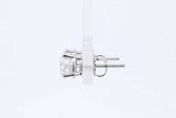 2.0cttw Diamond Stud Screwback Earrings In 14k White Gold 1.5 Grams Eb0826oxxzde