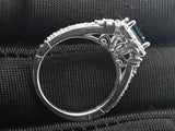 Enchanted Disney Cinderella's Engagement Ring In 14k White Gold 3.5 Grams Size 4 Fw0626oezdu