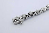 1.7cttw 14k White Gold Diamond Tennis Bracelet 12.2 Grams 7 Inch Eb0626lexzdu