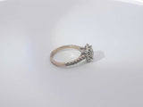 1.19 Ctw Diamond 18k White Gold 3.1 Grams Ring Size 20 Sd0425llzxsa