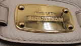 Michael Kors Hamilton White Pebbled Leather Satchel Bag Sd0326ozd7