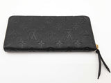 Louis Vuitton Black Empriente Monogram Embossed Leather Zippy Wallet Do0726wxzde
