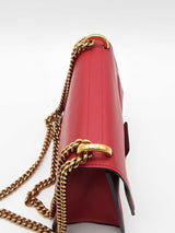 Fendi Kan U Red Leather Shoulder Bag Eb1125rxzde