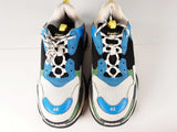 Balenciaga Triple S Blue Black Green Beige Chunky Sneakers Size 13 Sd0526lzxde