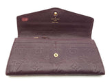 Louis Vuitton Josephine Wallet In Aube Purple Empreinte Leather Fw0726lxrdu