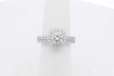 1.62cttw Diamond Ring In 18k White Gold 5.8 Grams Size 5.5 Eb0925exzsa
