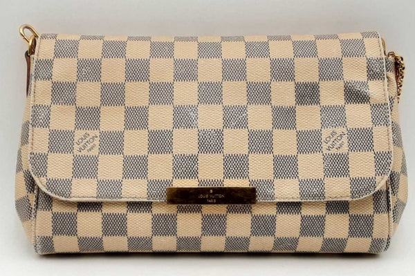 Louis Vuitton Damier Azur Favorite Shoulder Bag Eb1024oxzsa