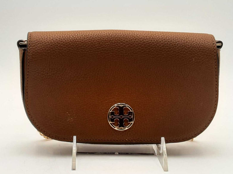 Tory Burch Chelsea Pebbled Crossbody Brown Aa1025wrsa