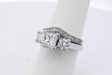 1.55cttw Diamond 14k White Gold Ring 7.7 Grams Size 6 Eb0626oxxzsa