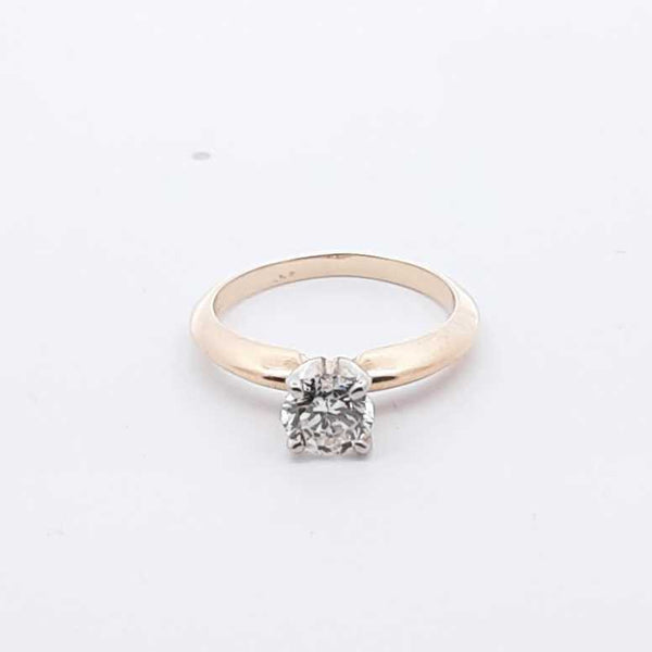 Diamond 0.65ctw 14k Yg Solitaire 2.7 Grams Hs0424irxsa