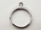 0.80 Ctw Diamonds 14k White Gold 5.2g Ring Size 8 Do0125ixzde