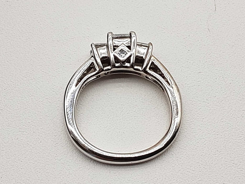 0.85 Cttw Diamonds 14k White Gold 3.6g Ring Size 3.75 Do0325prxde