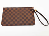 Louis Vuitton Pochette Brown Damier Ebene Coated Canvas Pouch Do0926oxzde