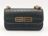Balenciaga Xs Gossip Wallet Crossbody Bag Green Aa0825wzxsa