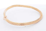 Snake Bangle Bracelet In 18k Yellow Gold 46.2 Grams Eb0824lixzsa