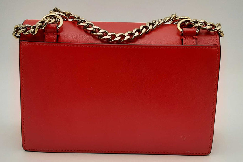 Christian Louboutin Elias Red Leather Shoulder Bag Eb0924pxzsa