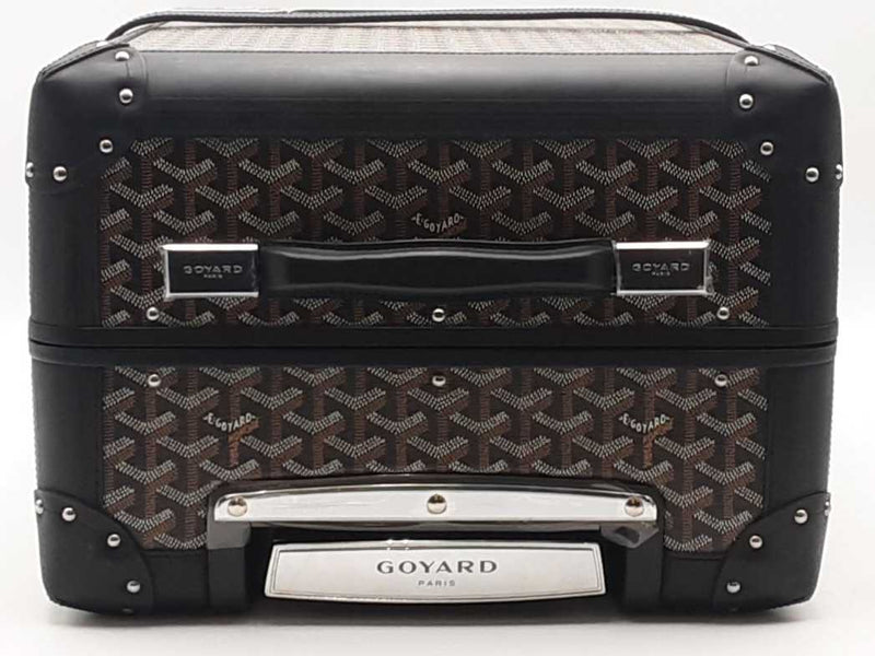 Goyard Bourget Pm Trolley Suitcase Black Aa0825erxzsa