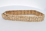 10k Yellow Gold Nugget Bracelet 29.5 Grams 8 Inch Eb0826lcxzsa