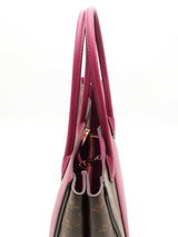 Louis Vuitton Monogram Canvas Magenta Leather Kimono Tote Bag Eb0526lcrrsa
