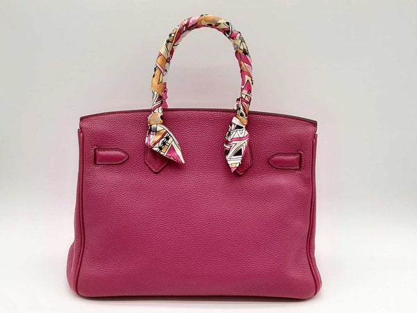 Hermes Birkin 30 Tosca Pink Togo Palladium Handbag Dolrrzxde 144010000044