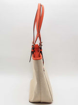 Michael Kors Jet Set Poppy Double Pocket Tote Beige Aa0526wrsa