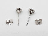 0.98 Cttw Lab Grown Diamonds 14k White Gold 0.7g Stud Earrings Do0726orxde