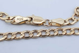 14k Yellow Gold Cuban Link Chain Necklace 4.3 Grams 22 Inch Eb0526wxzde