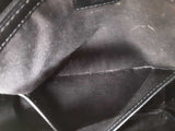 Mcm Stark Black Leather Gray Visetos Coated Canvas Backpack Do0726lxzde
