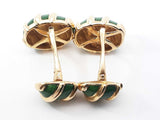 Tiffany & Co. Schlumberger Olive Cuff Links In 18k Gold 15.2 Gram Fw008826llxzdu