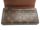 Louis Vuitton Sarah Brown Monogram Coated Canvas Wallet Do0926orxde