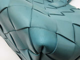 Bottega Veneta Maxi Cabat Intrecciato Teal Leather Tote Bag Do0226lcrxde