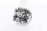 John Hardy Kali Diamond & Gemstone Ring Sterling Silver 13.2g Size 8 Eb1124lorsa